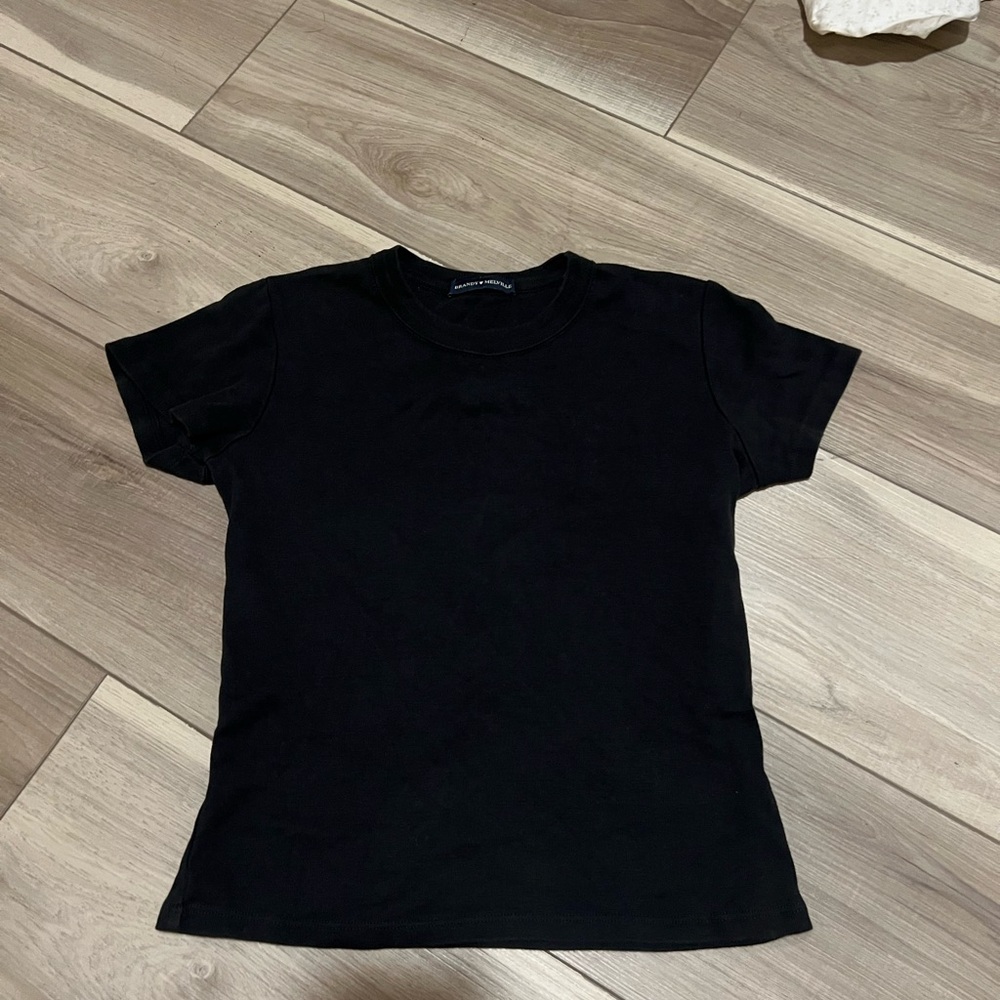 Brandy Melville black mini tee